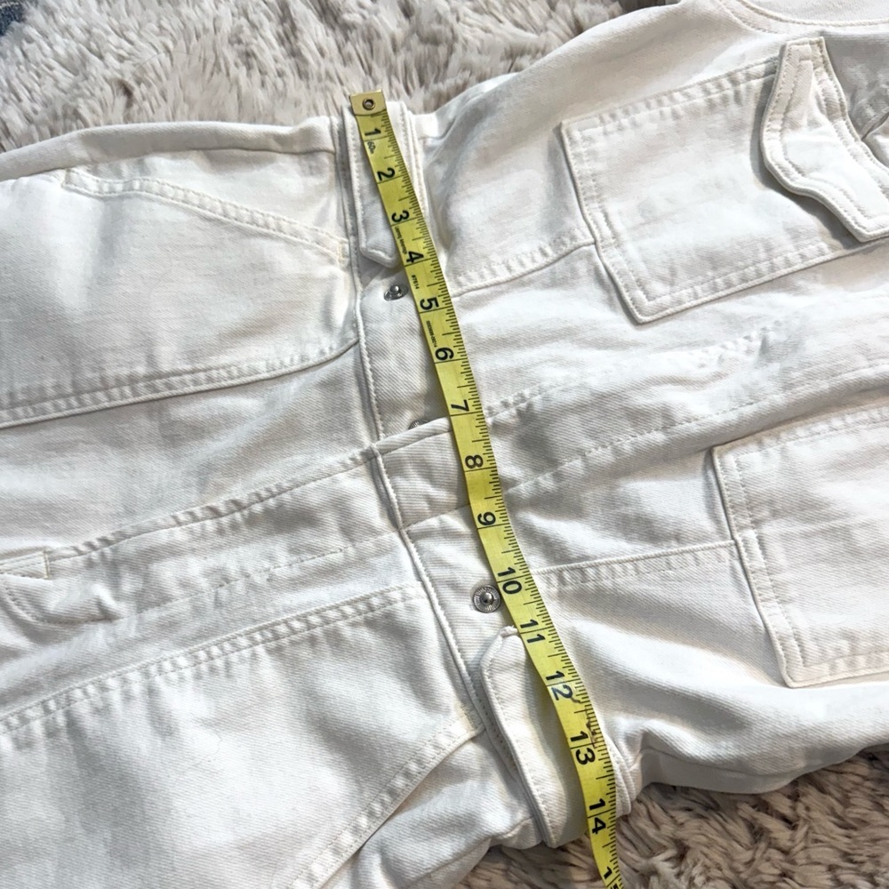 Good American Fit For Success Military Jumpsuit off white /Cream size Small - Picture 16 of 16
